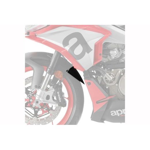 FRONT FENDER EXTENSION PUIG 21641N CRNI