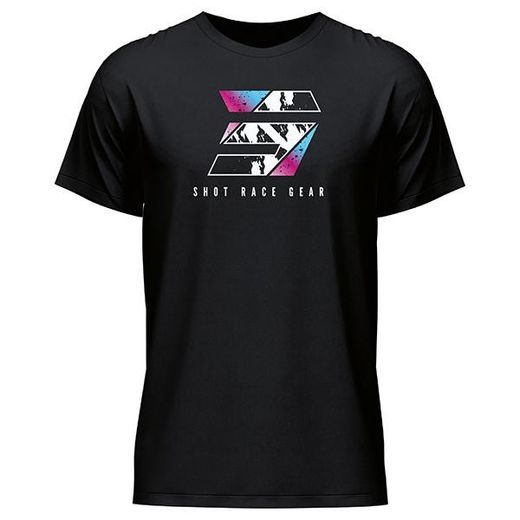 T-SHIRT SHOT DIVISION A07-54A1-C04-11 CRNI XL