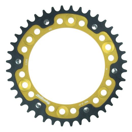 CHAIN KIT EK - ZLAT CHAIN 530 MVXZ, X-RING (X, NX, QX, XS), CHK FRONT SPROCKET SUPERSPROX, CHK REAR SPROCKET SUPERSPROX STEALTH FOR HONDA CBR 1000 RR FIREBLADE 2004-2005