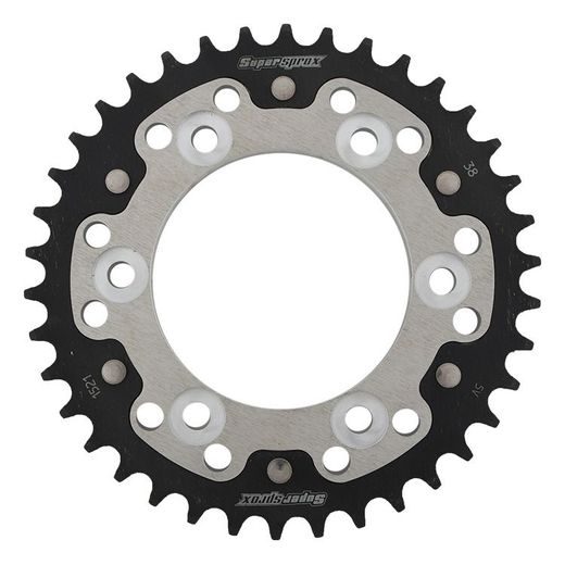 REAR SPROCKET SUPERSPROX STEALTH RST-745:38-SLV SILVER 38T, 525