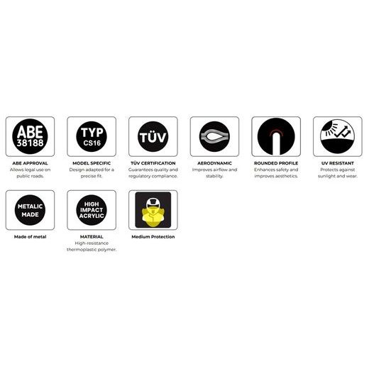 WINDSHIELD PUIG NEW. GEN TOURING 22737N CRNI