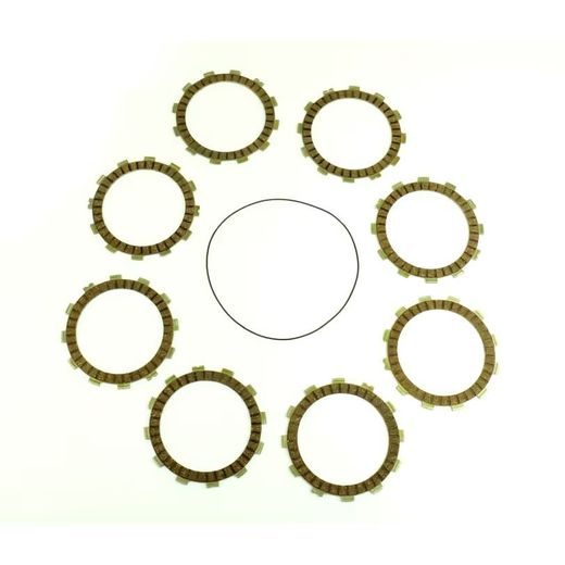 FRICTION PLATES KIT WITH CLUTCH COVER GASKET ATHENA P40230092