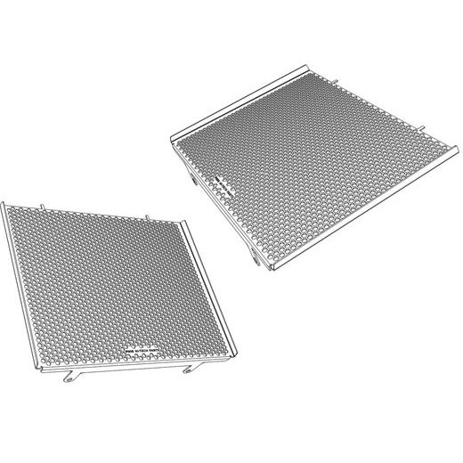 RADIATOR COVER PUIG 22421N CRNI