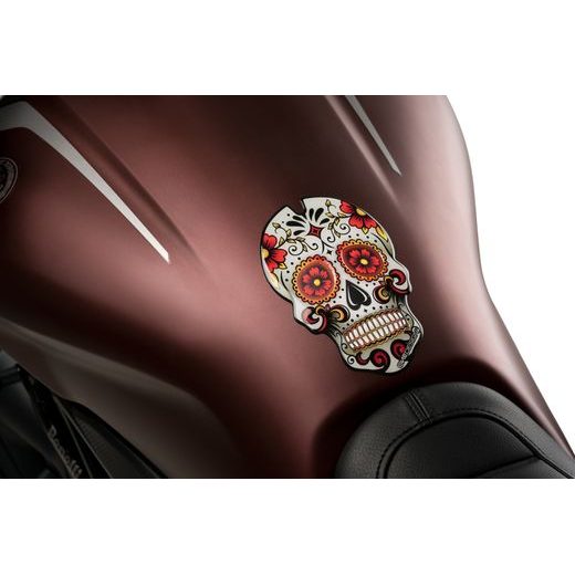 TANK PAD PUIG SKULL 3673R CRVEN