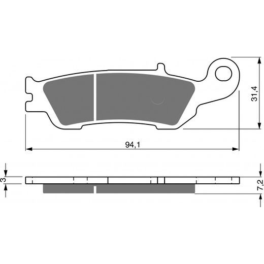 DISK PLOČICE GOLDFREN 248 S33 OFF-ROAD FRONT