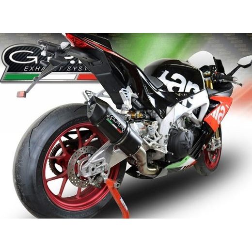 SLIP-ON EXHAUST GPR FURORE NERO K.17.CAT.FUNE MATTE BLACK INCLUDING REMOVABLE DB KILLER, LINK PIPE AND CATALYST