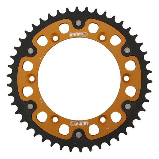 REAR SPROCKET SUPERSPROX STEALTH RST-1512:46-GLD ZLATO 46T, 520
