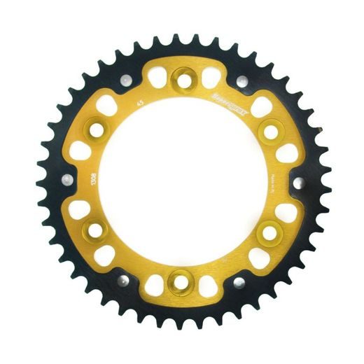 REAR SPROCKET SUPERSPROX STEALTH RST-1308:45-GLD ZLATO 45T, 520