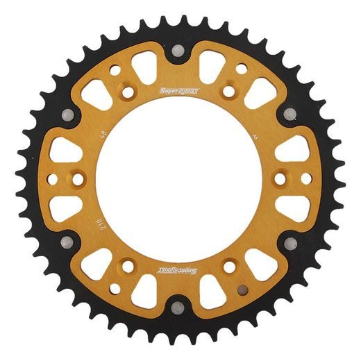 REAR SPROCKET SUPERSPROX STEALTH RST-210:48-GLD ZLATO 48T, 520