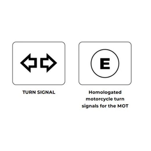TURN SIGNALS PUIG FLOW 22599N CRNI NOT APPROVED