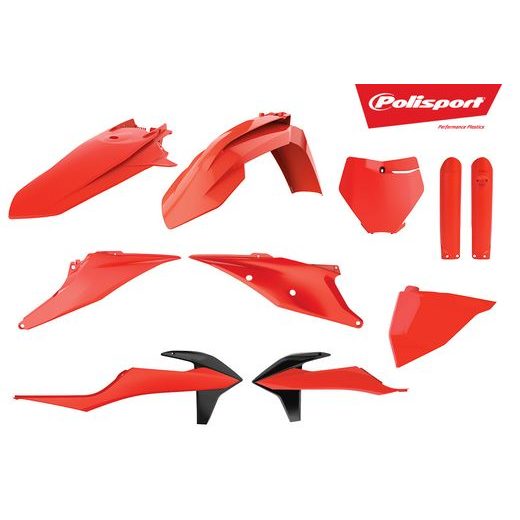 PLASTIC BODY KIT POLISPORT 90815 ORANGE FLO