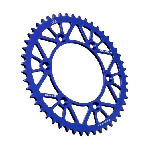 REAR ALU SPROCKET JT JTA 897-49BLU 49T, 520 PLAVI