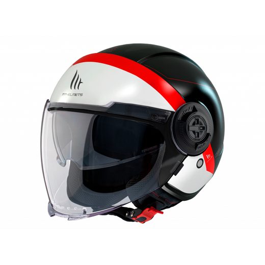 HELMET MT HELMETS VIALE SV UNIT MATT PEARL RED XS