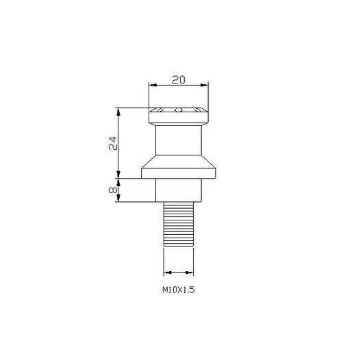SPOOLS PUIG 5988P SILVER M10/150