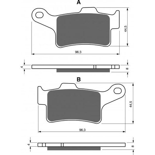 DISK PLOČICE GOLDFREN 335 S33 STREET REAR