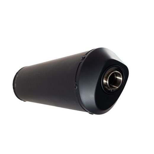 SLIP-ON EXHAUST GPR GHISA GU.17.GHI MATTE BLACK INCLUDING REMOVABLE DB KILLER AND LINK PIPE