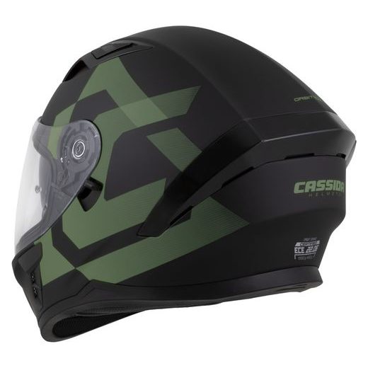 FULL FACE HELMET CASSIDA ORBIT GRIND BLACK MATT/ARMY GREEN XL