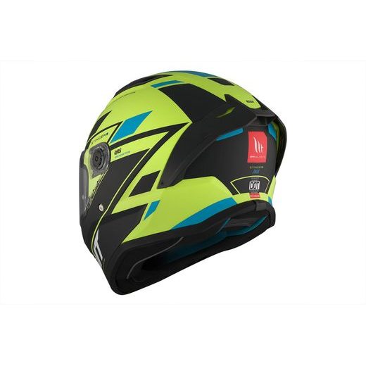 FULL FACE HELMET MT HELMETS STINGER 2 ZIVZE C3 MATT FLUOR XS