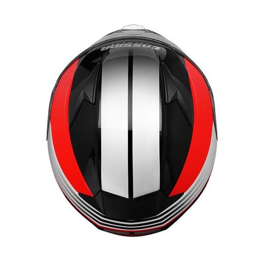 FULL FACE HELMET CASSIDA APEX JAWA RED / BLACK / GREY L