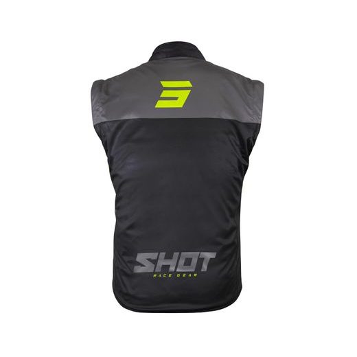 BODY WARMER SHOT LITE A08-15A1-A01-10 BLACK / NEON YELLOW L
