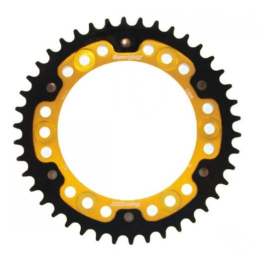 CHAIN KIT EK - ZLAT CHAIN 530 MVXZ, X-RING (X, NX, QX, XS), CHK FRONT SPROCKET SUPERSPROX, CHK REAR SPROCKET SUPERSPROX STEALTH FOR HONDA CBR 1000 RR FIREBLADE 2006-2007