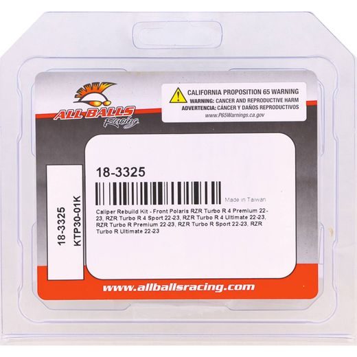 CALIPER REBUILD KIT ALL BALLS RACING CRK18-3325