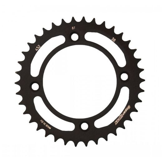 REAR ALU SPROCKET SUPERSPROX RAL-452:39-BLK CRNI 39T, 415