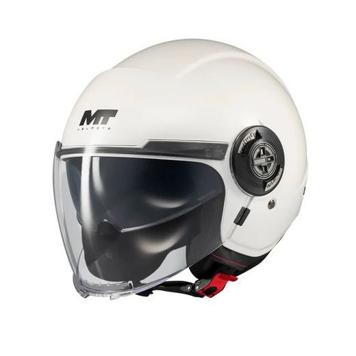 OPEN FACE HELMET MT HELMETS VIALE SV S PURE A0 GLOSS L