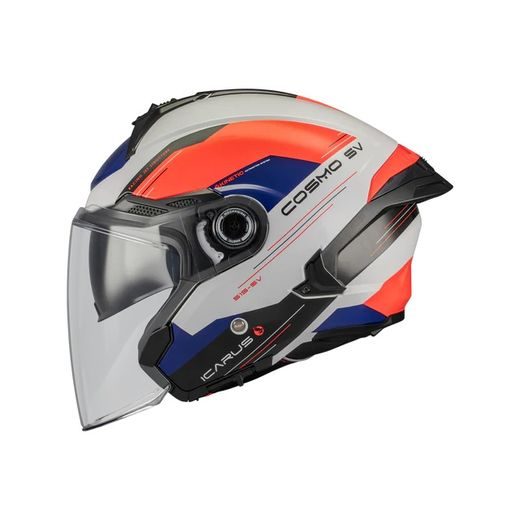OPEN FACE HELMET MT HELMETS COSMO SV ICARUS A5 GLOSS XL