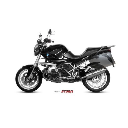 SILENCER STORM OVAL B.028.LX2 STAINLESS STEEL