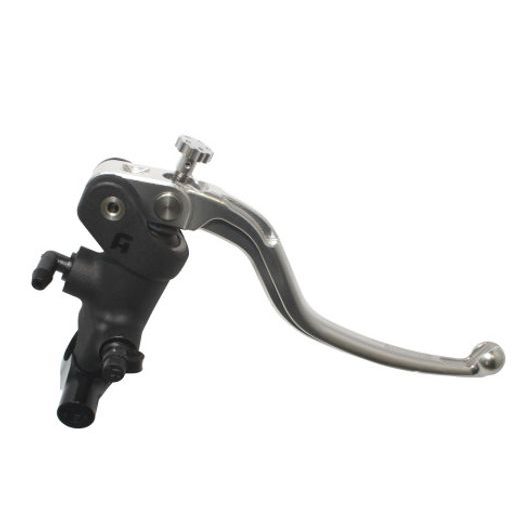 RADIAL BRAKE MASTER CYLINDER ACCOSSATO 19 X 20 WITH FIXED LEVER,SILVER
