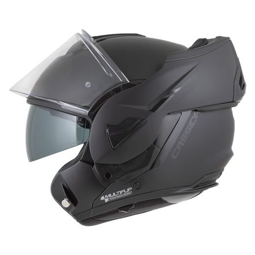 FULL FACE HELMET CASSIDA MULTIFLIP SOLID BLACKOUT BLACK MATT/BLACK XS