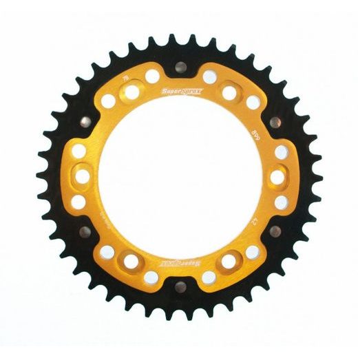 REAR SPROCKET SUPERSPROX STEALTH RST-899:42-GLD ZLATO 42T, 525
