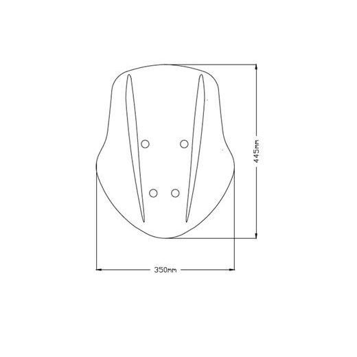 WINDSHIELD PUIG NEW. GEN TOURING 3775N CRNI ADJUSTABLE