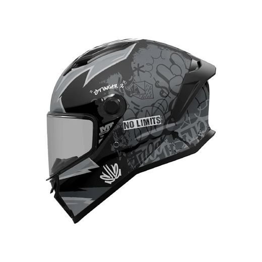 FULL FACE HELMET MT HELMETS STINGER 2 TAGGER B2 MATT XXS