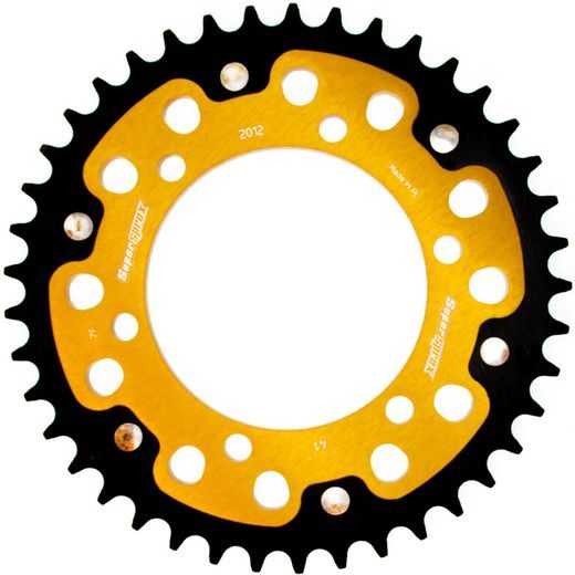 REAR SPROCKET SUPERSPROX STEALTH RST-2012:41-GLD ZLATO 41T, 525