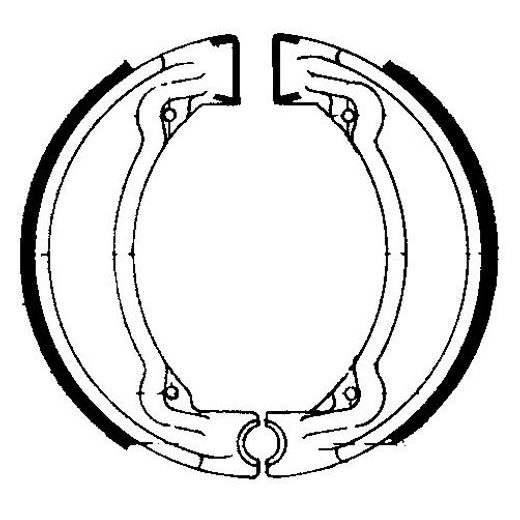 ČELJUSTI KOČNICA (PAKNE) FERODO 225129032