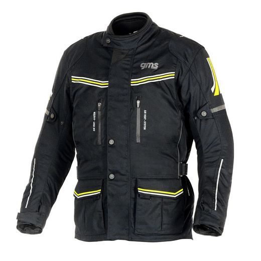 JACKET GMS TERRA ECO WP ZG55014 BLACK-YELLOW XS