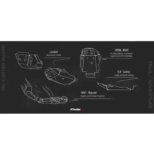 OIL-CARTER GUARD PUIG 22040N CRNI