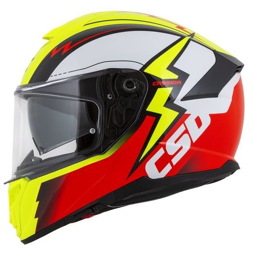 FULL FACE HELMET CASSIDA INTEGRAL GT 2.1 FLASH FLUO YELLOW/ FLUO RED/ BLACK/ WHITE L