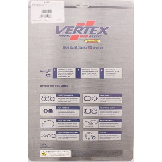 COMPLETE GASKET KIT WITH OIL SEALS WINDEROSA 8110047
