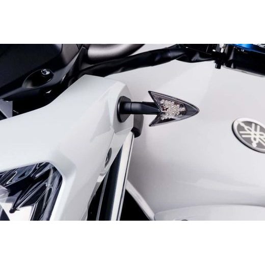 TURN SIGNAL COVERS PUIG 9465N CRNI