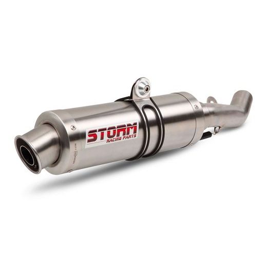 2 SILENCERS KIT STORM GP AT.009.LXS STAINLESS STEEL