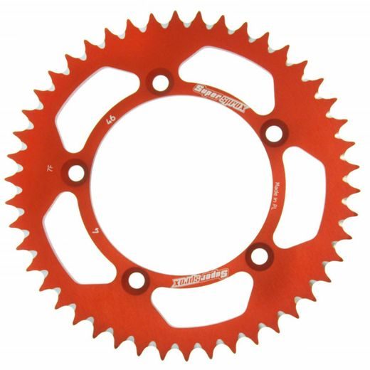 REAR ALU SPROCKET SUPERSPROX RAL-4:46-ORG ORANGE 46T, 420