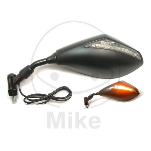 REAR VIEW MIRROR WITH INTEGRAL INDICATNEBO JMT ZR 0644 CRNI LEFT