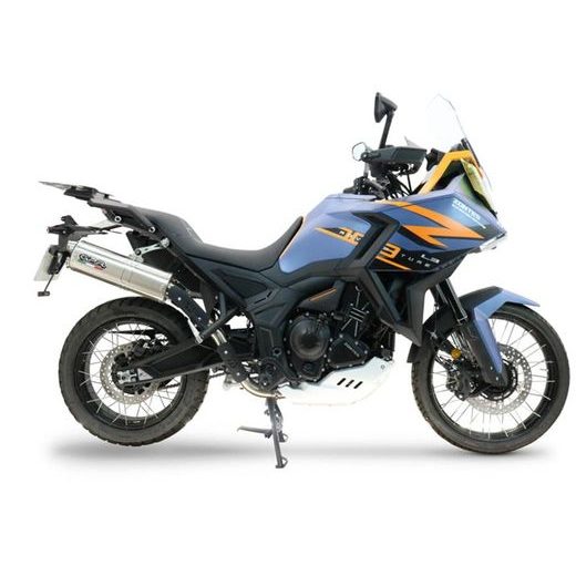 SLIP-ON EXHAUST GPR DUAL INOX Z.19.RACEDB.DUAL.IO BRUSHED STAINLESS STEEL INCLUDING LINK PIPE AND REMOVABLE DBKILLER