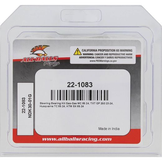 STEERING BEARING KIT ALL BALLS RACING SB22-1083
