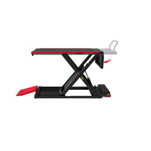 MOTORCYCLE LIFT LV8 GOLDRAKE 800HC SPLIT VERSION EG800HCSE.TBK WITH ELECTRO-HYDRAULIC UNIT (BLACK RAL 9005)