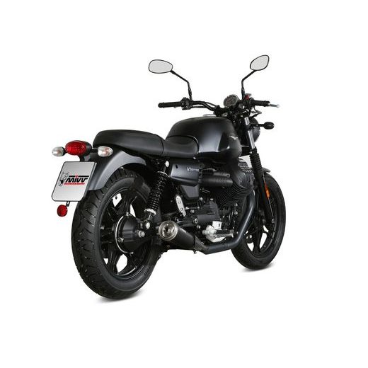 2 SILENCERS KIT MIVV GHIBLI M.012.LGB CERAMIC BLACK / STAINLESS STEEL