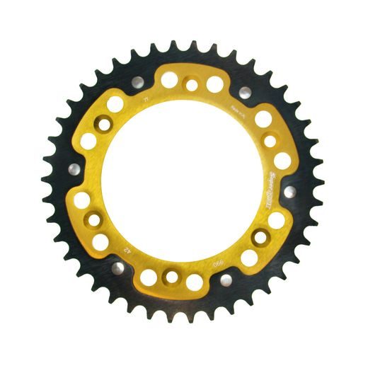 CHAIN KIT EK - CRNI CHAIN 520 SRX, X-RING (X, NX, QX, XS), CHK FRONT SPROCKET SUPERSPROX, CHK REAR SPROCKET SUPERSPROX STEALTH FOR KTM 690 RALLY REPLICA 2009-2010